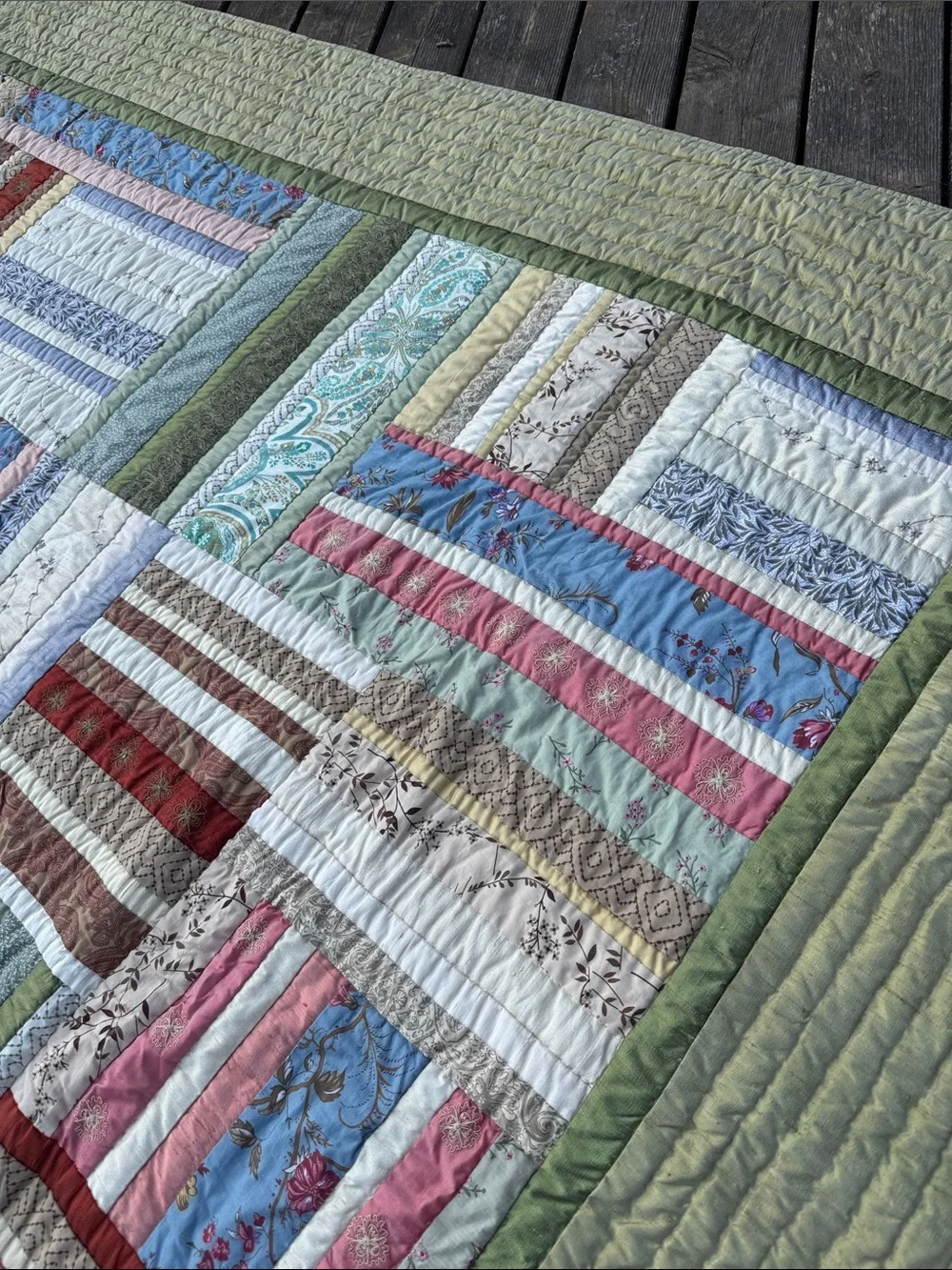 Vintage Patchwork PotteryBarn Comforter